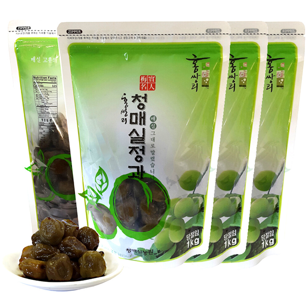 [오늘출발] 홍쌍리 청매실정과 3개x1kg 매실정과 홍쌍리정과 매실 / 황금알 청매실 숙성 홍쌍리매실