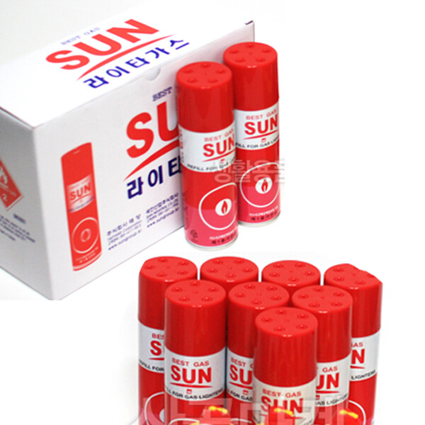 라이터가스 (1개) / 썬연료 라이터가스 리필 충전 점화기