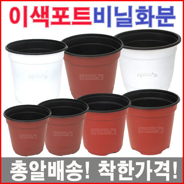 [오늘출발] 이색포트/비닐/칼라/플라스틱/농장/블루베리/모종화분