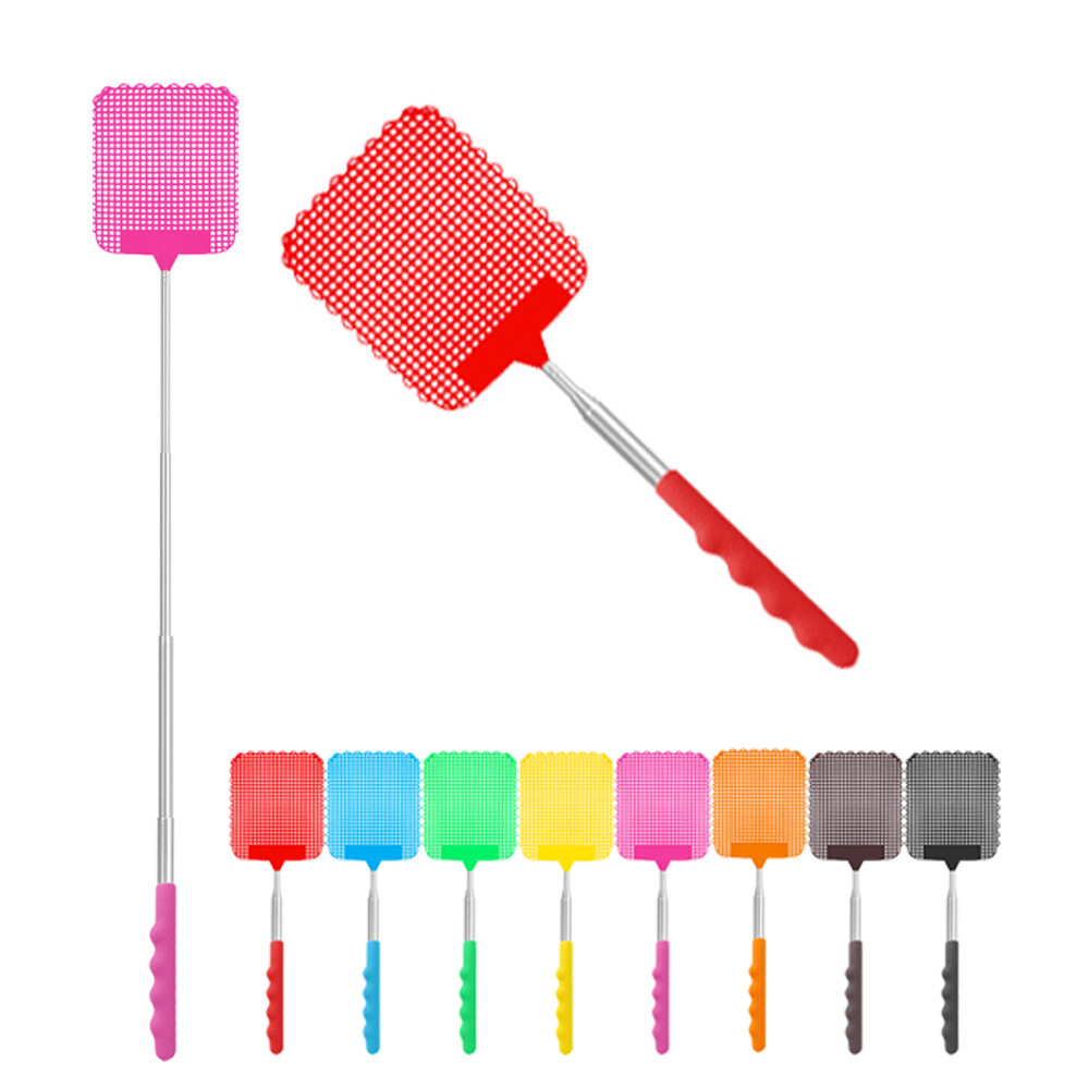 [오늘출발] 안테나 (휴대용 스텐 파리채-색상임의) 길이조절