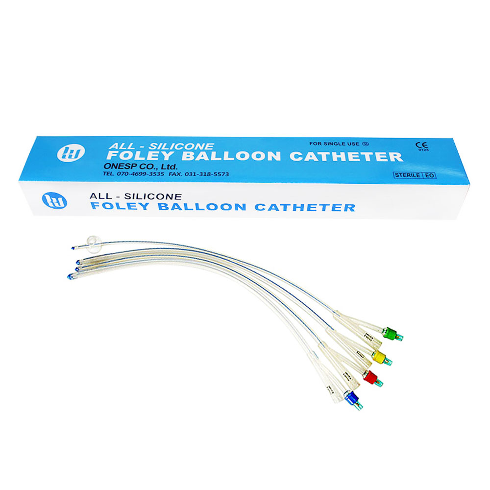 [오늘출발] 원에스피 멸균 폴리카테타 2Way 10개입 1박스 벌룬도뇨관 실리콘 소변줄 비뇨기과튜브