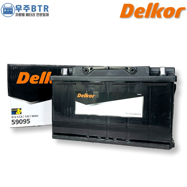 [존슨콘트롤즈델코배터리][오늘출발] 델코 델코 DIN 59095 윈스톰 라세티웨건 토스카(디젤)