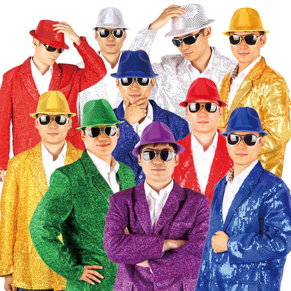 [오늘출발] 파티짱 반짝이 자켓 트로트 글리터 무대 행사 파티 마이 의상