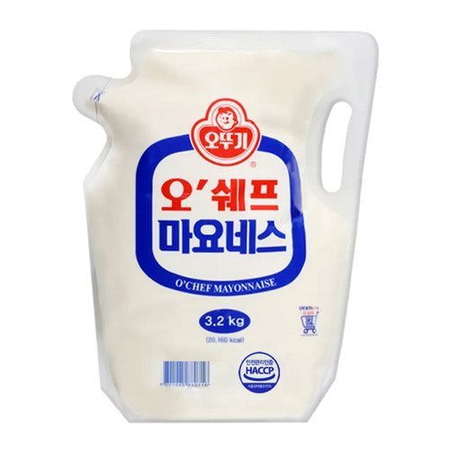 프레쉬푸드 오뚜기 오쉐프 마요네즈 스탠딩파우치 3.2kg