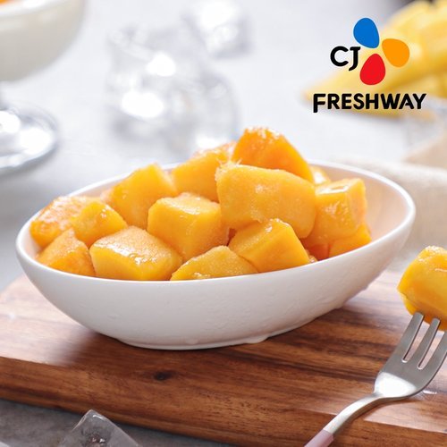 CJ프레시웨이 T_[CJ프레시웨이] 이츠웰 달콤한 아이스 골드 망고다이스 1kg 5개/베트남산