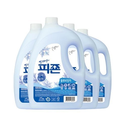 셀러허브 생활리빙 피죤 섬유유연제 3100ml 4개 블루비앙카 (23503758)