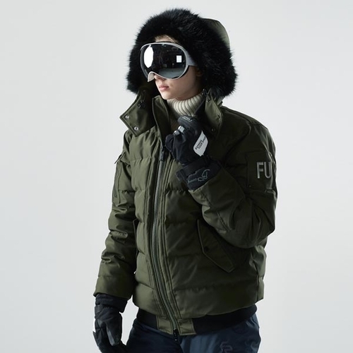 FUZZO 남자 여성 스키복 보드복 패딩 점퍼 상의 FZ-826-3 카키_P352529363