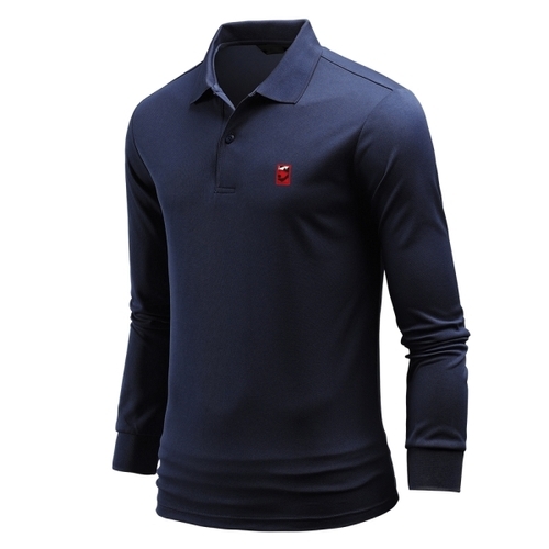 패션플러스 [다꾸앙] 남성 포커 골프웨어 긴팔 카라티셔츠 E08P7ql4246