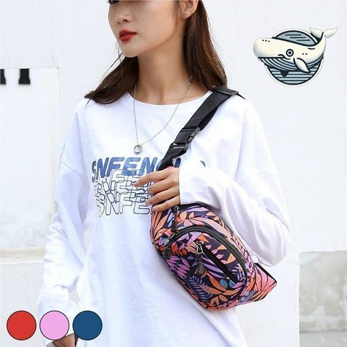 기타 세련된 나뭇잎 디자인 힙색 아이템 유용한-WFGYMXG