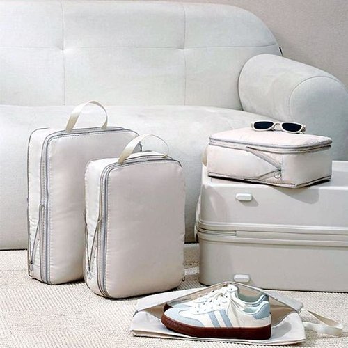 기타 여행용 압축 부피 이불 파우치 4종세트 (WFH6CXN)