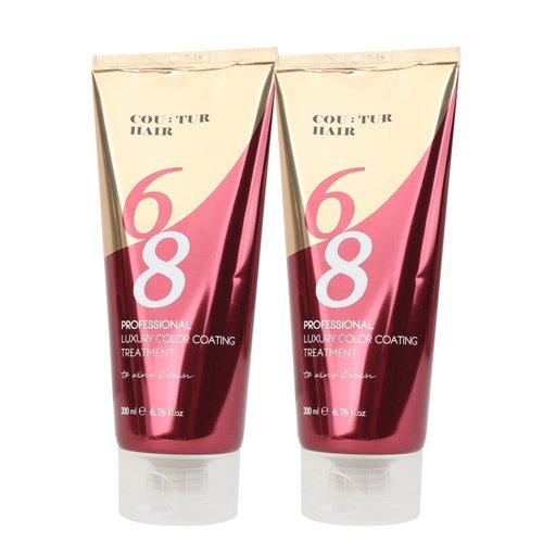 꾸띄르 헤어 (무배/1+1)꾸띄르헤어 컬러코팅 트리트먼트 와인브라운 200ml