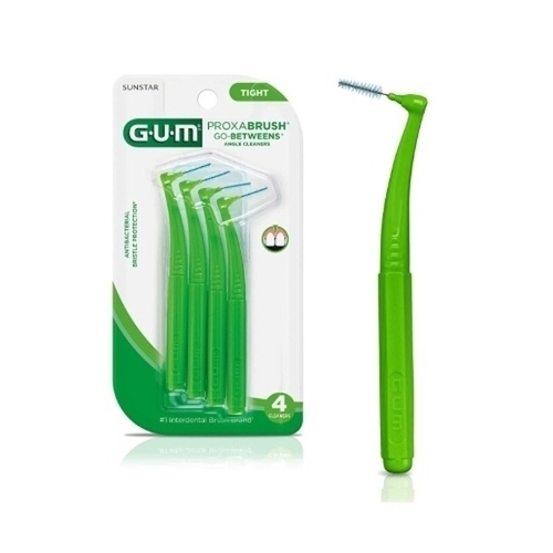 GUM GUM 검 프록사 브러쉬 고-비트윈스 앵글 클리너 874 (좁은틈새용 4개입) 6개18167822588911