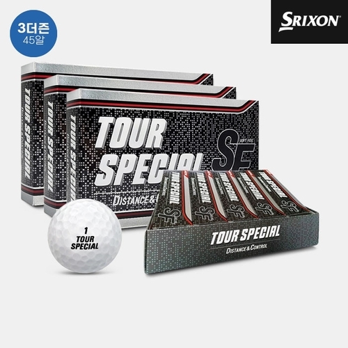 스릭슨 3더즌 45알 스릭슨 골프공 SF TOUR 2피스 화이트 스페셜투어 유러피언 골프볼
