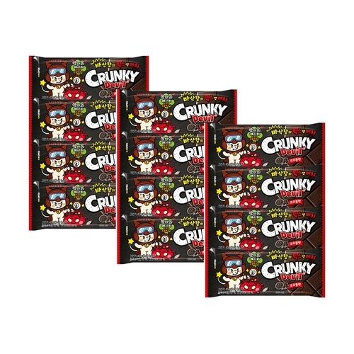 롯데웰푸드 크런키 데빌 코코블랙 45g x12개