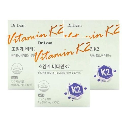 기타브랜드 닥터린 초임계 비타민K2 300mg x 30정 x3박스_P437676352