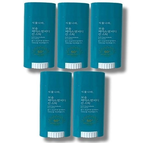 셀러허브 1 식물나라 산소수 페이스 앤 바디 보송 선스틱 30g 5개 (51575337)