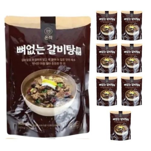 셀러허브 식품 [단비] 온작 이영자의 뼈없는 갈비탕 900g x 8팩