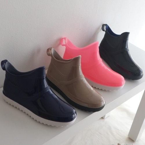 엄지척 여자장화 555YFI54 레인부츠 봄비 첼시 캐주얼장화 작업화 앵클부츠 레인08N