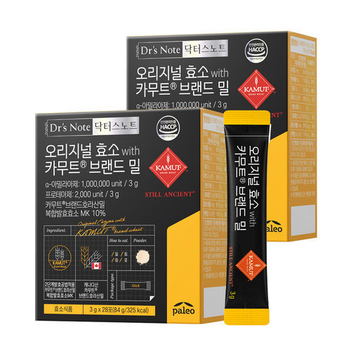 팔레오 닥터스노트 오리지널 카무트효소 2박스 56포