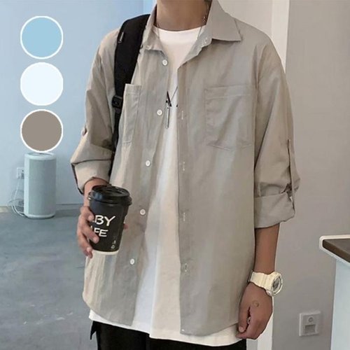 셀러허브 1 [RGNQ8SOQ]반전 스트릿 백 레터링 포인트 남자 캐주얼