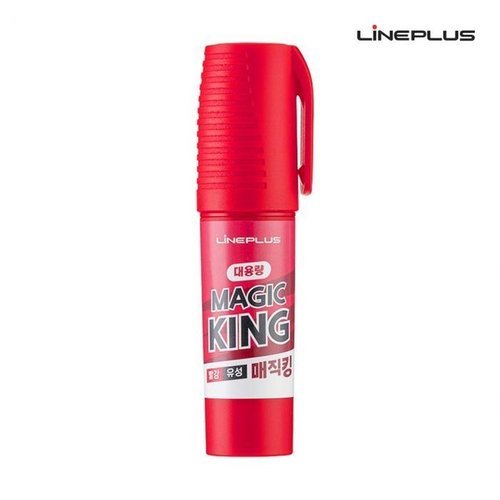 셀러허브 1 라인플러스 매직킹 유성매직 8mm (12개입) 1다스 (레드)