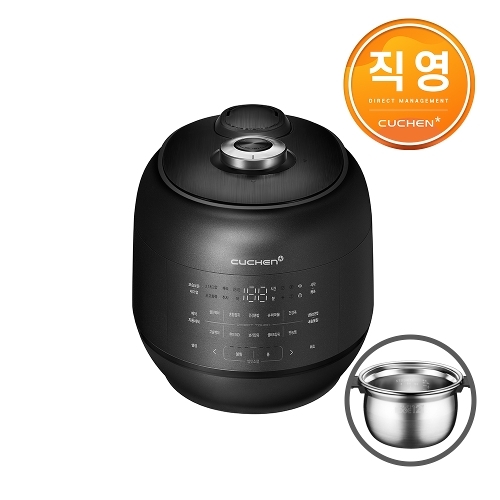 쿠첸 121 마스터플러스 10인용 올스테인리스 IH전기압력밥솥 CRT-PBP1010SR