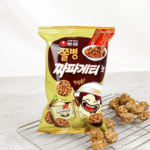 너만아는과자점 농심 쫄병 짜파게티맛 77g / 스낵 간식