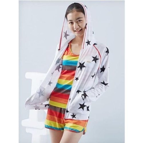 패션플러스 [땡꼬닷컴] 쿠기 여아 수영복 래쉬가드 주니어 수영복 세트 OP (38975841)