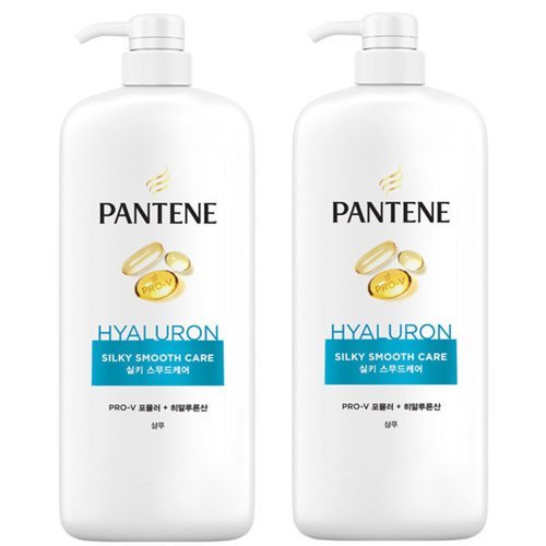팬틴 실키 스무드케어 샴푸 1200ml 2개