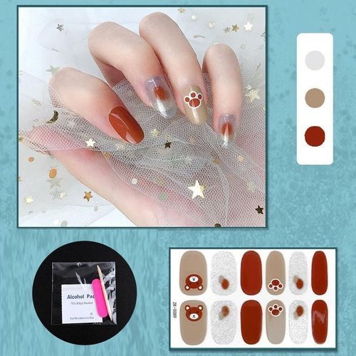 셀러허브 1 네일 아트 스티커 ZK-0089