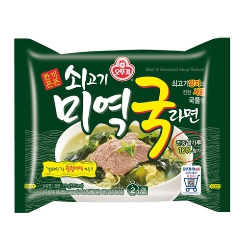 오뚜기 쇠고기 미역국 라면 16봉