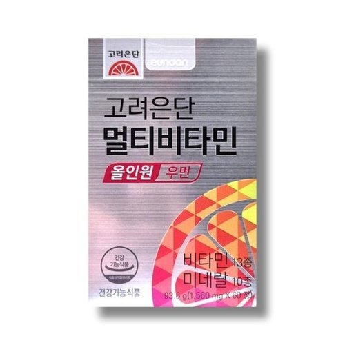 기타브랜드 고려은단 멀티비타민 올인원 우먼 1560mg 60정 1박스 /wb_P431696110