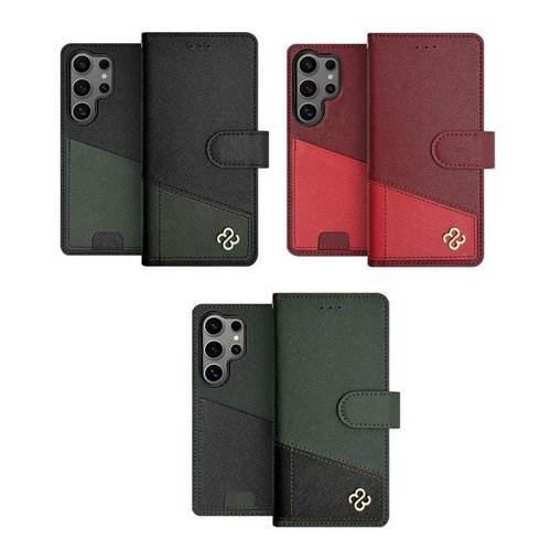 셀러허브 가전 컬러블록 소가죽 지갑케이스 갤럭시퀀텀5 A556