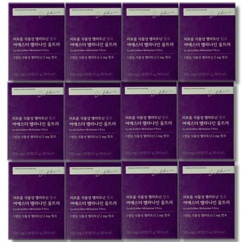 기타브랜드 여에스더 리포좀 멜라토닌 멜라나인 울트라 30정 12개_P406379257
