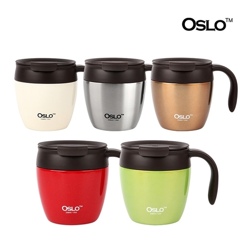 오슬로 보온보냉 애플머그 350ml / 스텐머그 보온컵