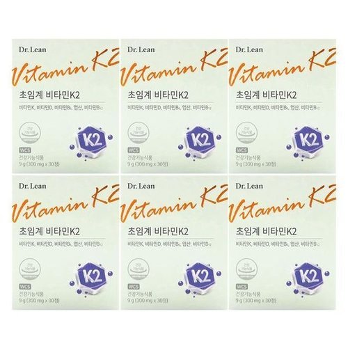 기타브랜드 닥터린 초임계 비타민K2 300mg x 30정 x 6박스_P390061611