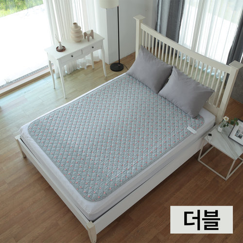 일월 핑크 라운드 카본 매트 더블