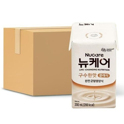 기타브랜드 뉴케어 구수한맛 클래식 빨대형 200ml x 24개 식이관리 드링크 음료 노인 환자_P433598468