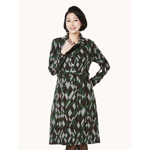 마담엘레강스 폴리아나 기모 원피스+제천 벨트 K194OP01_P407694382