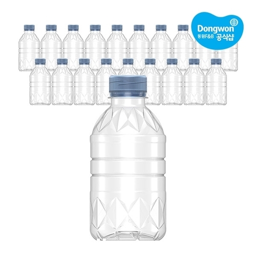 동원에프앤비 동원샘물 무라벨 생수 300ml x 20개