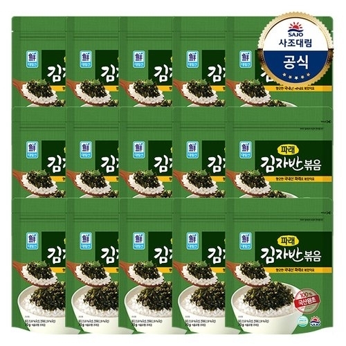 사조대림 파래김자반볶음 70g x15개
