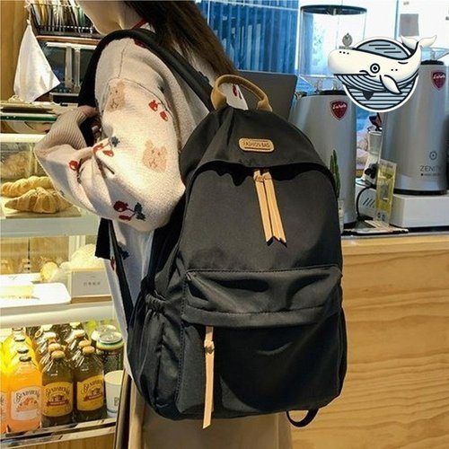 기타 트렌디 캐주얼 백팩 남녀공용 책가방 여학생-WFH6SZO