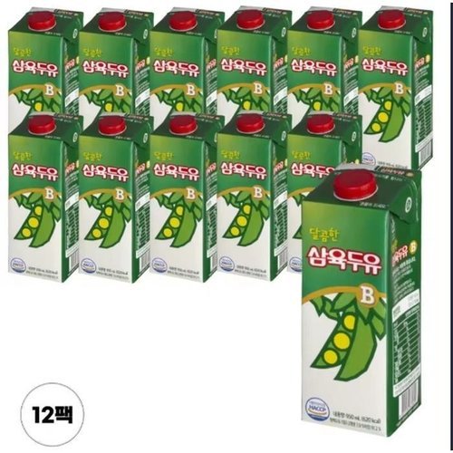 패션플러스 [CJ] 삼육두유 달콤한B 950ml 12팩r (43950999)