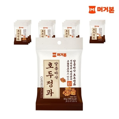 머거본 달콤바삭 호두정과 30G X 12봉_P414286962