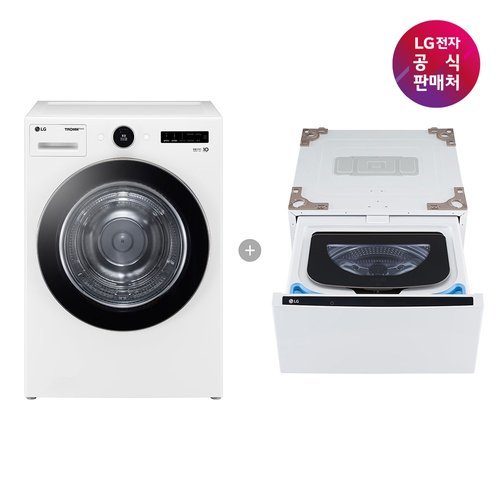 LG전자 [공식판매점] LG 트롬 오브제컬렉션 건조기 + 미니워시(RD20WNA+FX4WC) RD20WNAX