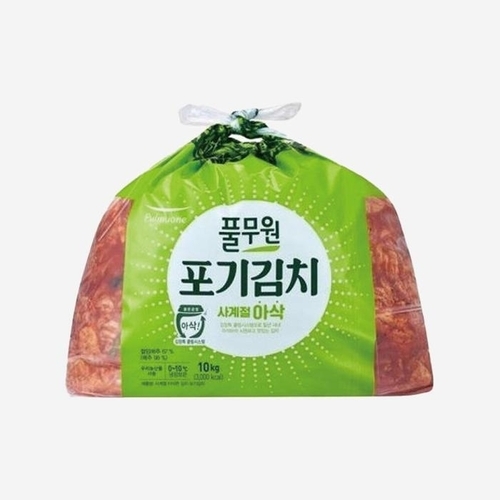 패션플러스 [옐루맘] [엘루맘] 풀무원 사계절 아삭 포기김치 10kg (21387676)