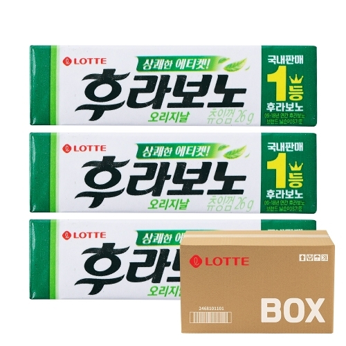 치바리아 롯데 후라보노 오리지날 26g 90입