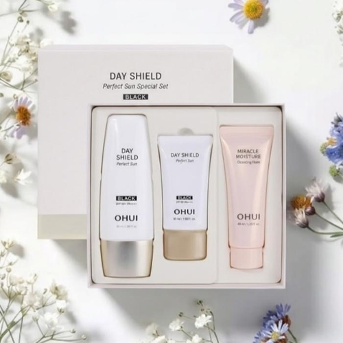 셀러허브 1 오휘 데이 쉴드 퍼펙트 선 블랙 50ml+30ml(SPF50+) 기획세트 (16575784)