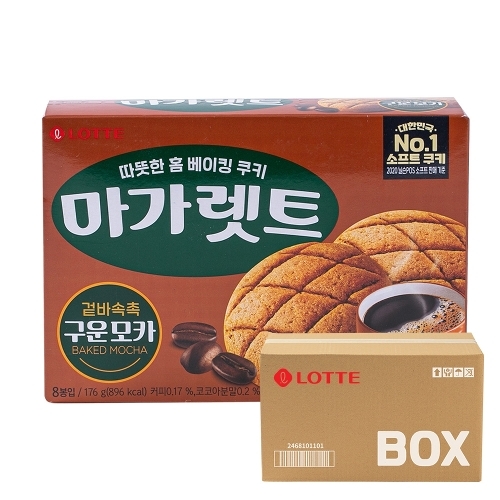 치바리아 롯데 마가렛트 구운모카 176g 12입