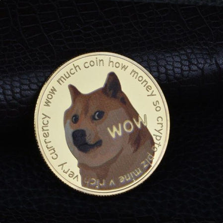 [FiiO]도지코인 기념장식주화 Doge 데코 가상암호화폐 coin